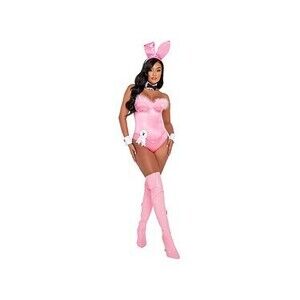Adult Pink Boudoir Playboy Bunny Costume
